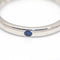 Bague 51 Pomellato Milano Alliance Collection - Bague alliance en or blanc et saphirs 58 Facettes D361960SO