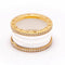 Bague 54 BVLGARI B.zero1 - Bague en or rose 18 kt et diamants 58 Facettes D361635UZ