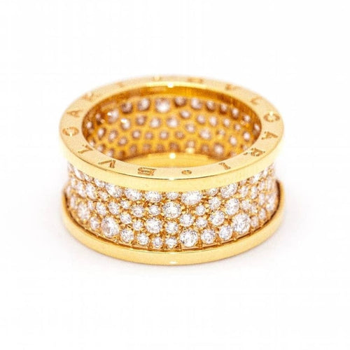 Bague 58.5 BVLGARI B.zero1 - Bague en or rose 18 carats et diamants 58 Facettes D361631UZ