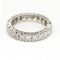 Bague 53.5 Alliance - Bague en or blanc 18 carats et diamants 58 Facettes D362766RR