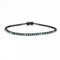 Bracelet Bracelet rivière en or blanc 18 ct et diamants bleus et blancs 58 Facettes D363133CG