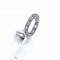 Boucles d'oreilles Boucles d'oreilles longues en or blanc, diamants et perles 58 Facettes N102863LF