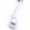 Boucles d'oreilles Boucles d'oreilles longues en or blanc, diamants et perles 58 Facettes N102863LF