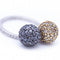 Bague 54 Bague bicolore - Bague en or jaune et blanc 18 ct et diamants 58 Facettes N102876LF