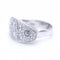 Bague 56 Bague en or blanc 18 kt avec diamants 58 Facettes N102882LF