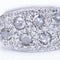 Bague 56 Bague en or blanc 18 kt avec diamants 58 Facettes N102882LF