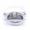 Bague 56 Bague en or blanc 18 kt avec diamants 58 Facettes N102882LF