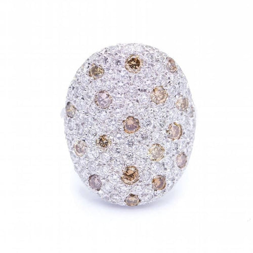 Bague 54 ALEGORIA - Bague en or blanc 18 kt et diamants 58 Facettes N102894