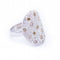 Bague 54 ALEGORIA - Bague en or blanc 18 kt et diamants 58 Facettes N102894