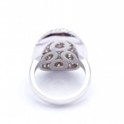 Bague 54 ALEGORIA - Bague en or blanc 18 kt et diamants 58 Facettes N102894