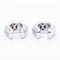 Boucles d'oreilles HEXAGON - Boucles d’oreilles en or blanc 18 ct et diamants 58 Facettes N102942EJ