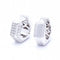 Boucles d'oreilles HEXAGON - Boucles d’oreilles en or blanc 18 ct et diamants 58 Facettes N102942EJ