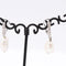 Boucles d'oreilles Boucles d'oreilles - Perles baroques naturelles et diamants en or blanc 18 ct 58 Facettes D359537JC