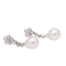 Boucles d'oreilles Boucles d’oreilles - Perles australiennes naturelles et diamants en or blanc 18 ct 58 Facettes D359536JC