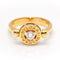 Bague 54 BVLGARI Flip - Bague en or rose 18 ct avec diamant 58 Facettes D363775UZ