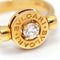 Bague 54 BVLGARI Flip - Bague en or rose 18 ct avec diamant 58 Facettes D363775UZ