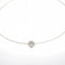 Collier Collier solitaire - Pendentif en acier tressé et diamant 0,12 ct 58 Facettes D363928SO