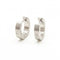 Boucles d'oreilles VETO - Boucles d’oreilles en acier 316L avec diamants 58 Facettes D363914SO