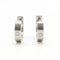 Boucles d'oreilles VETO - Boucles d’oreilles en acier 316L avec diamants 58 Facettes D363914SO