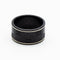 Bague 64 Gucci Icon - Bague unisexe en or blanc 18 carats et céramique noire 58 Facettes D363552SO