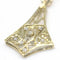 Pendentif Pendentif en or jaune 18 carats et diamants (1900) 58 Facettes D364091JC