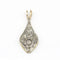 Pendentif Pendentif vintage en or jaune 18 carats serti de diamants 58 Facettes D364090JC