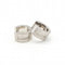 Boucles d'oreilles VETO - Boucles d'oreilles en acier 316L serties de diamants 0,10 ct 58 Facettes D363918SO