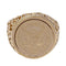 Bague 56.5 Bague sceau homme en or jaune 18 carats avec pièce américaine 1873 58 Facettes D364103JC