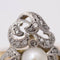 Bague 55.5 Bague vintage années 1920 en or jaune 18 carats, platine et diamants 58 Facettes D364104JC