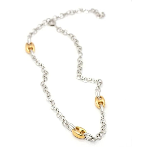 Collier CALAB - Collier en or bicolore 18 carats 58 Facettes D359656LF