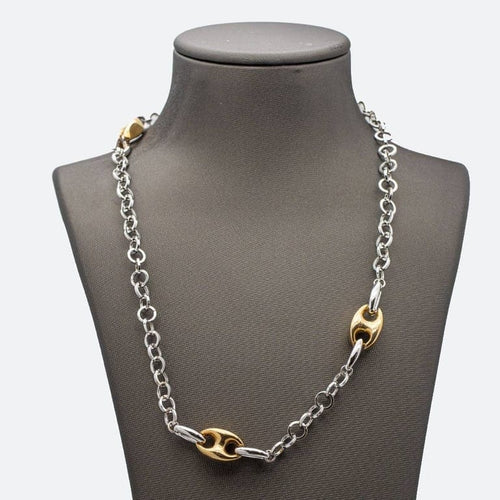 Collier CALAB - Collier en or bicolore 18 carats 58 Facettes D359656LF