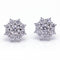 Boucles d'oreilles Roseton - Boucles d’oreilles en or blanc 18 carats et diamants 58 Facettes D364209LF