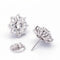 Boucles d'oreilles Roseton - Boucles d’oreilles en or blanc 18 carats et diamants 58 Facettes D364209LF