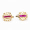 Bague 54 Bague Belle Époque - Bague vintage deux ors en or jaune 18 ct et platine 58 Facettes D359889JC