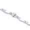 Collier Collier en or blanc 18 carats et diamants 58 Facettes D364220LF
