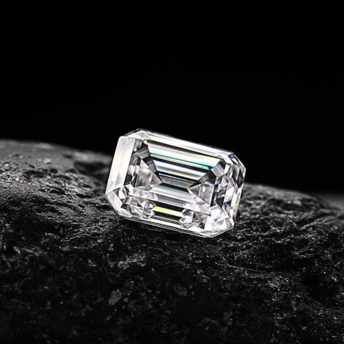 Gemstone Diamant naturel taille émeraude 1,04 ct I VVS2 (HRD) 58 Facettes D360729LF