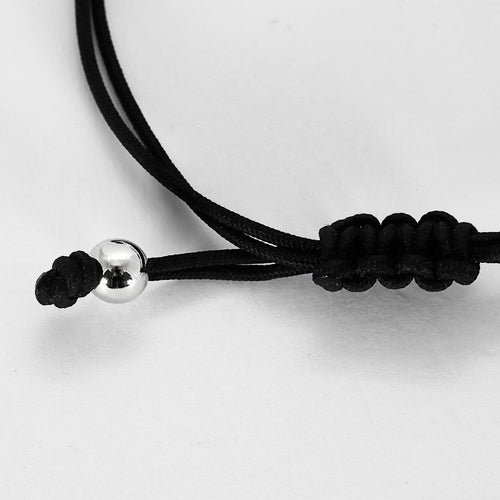 Bracelet Messika Move L - Bracelet cordon noir en or blanc et diamants 58 Facettes 58FC34-1