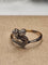 Bague 51 Bague ancienne double diamants en or jaune 18 ct et argent 58 Facettes CV-011
