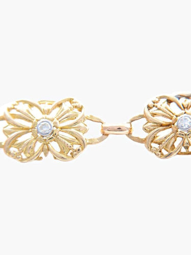Bracelet Bracelet Art nouveau en or jaune 18 ct et diamants 58 Facettes