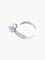 Bague 53 Bague en or blanc 18 ct avec perle noire et diamants 58 Facettes