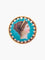 Broche Parure - Boutons de manchette et broche en or jaune 18 ct nacre 58 Facettes