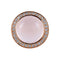 Bague 52 Bague cabochon tourmaline rose en or jaune 18 ct et diamants 58 Facettes