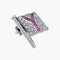 Broche Broche drapeau en or blanc 18 ct, diamants et rubis 58 Facettes