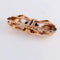Boucles d'oreilles Double clip - Broche en or rose, or jaune et platine 18 ct, diamants 58 Facettes 1