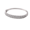 Bracelet Bracelet jonc en or blanc 18 ct et diamants 58 Facettes 1