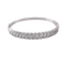 Bracelet Bracelet jonc en or blanc 18 ct et diamants 58 Facettes 1