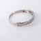 Bracelet Bracelet jonc en or blanc 18 ct et diamants 58 Facettes 1