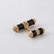 Boutons de manchette Boutons de manchette - Or jaune 18 ct, onyx et diamants 58 Facettes 1