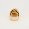 Bague 54 Bague dôme en or rose 750 58 Facettes