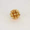 Bague 54 Bague dôme en or rose 750 58 Facettes
